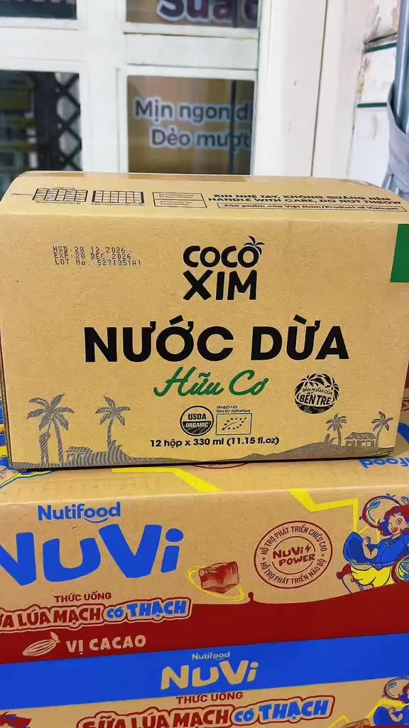 Nước dừa Organic Cocoxim Đăng Khôi Fresh Fresh Đăng Khôi