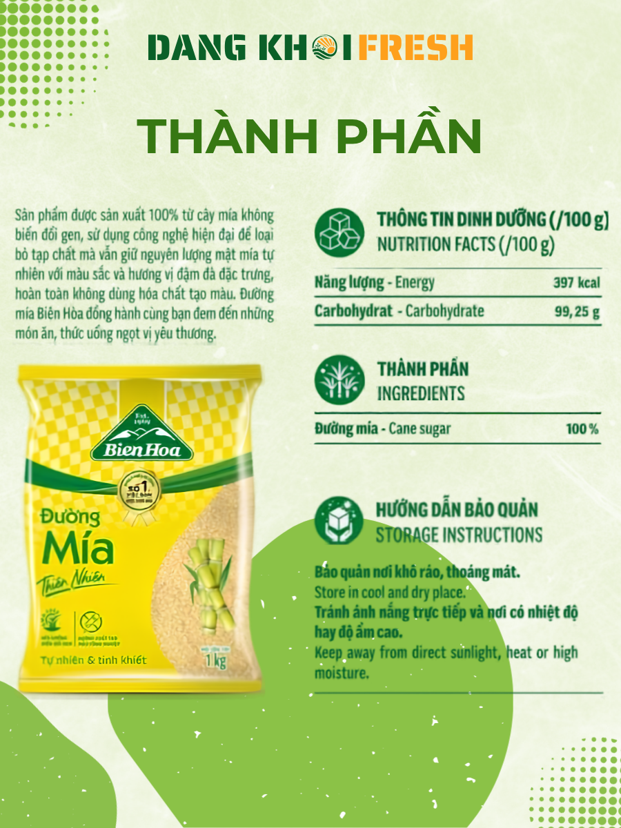 COMBO 5 TÚI Đường Mía Thiên Nhiên Biên Hòa 1KG - Đăng Khôi Fresh COMBO 5 TÚI Đường Mía Thiên Nhiên Biên Hòa 1KG - Chính hãng tại Đăng Khôi Fresh (freshdangkhoi.com)