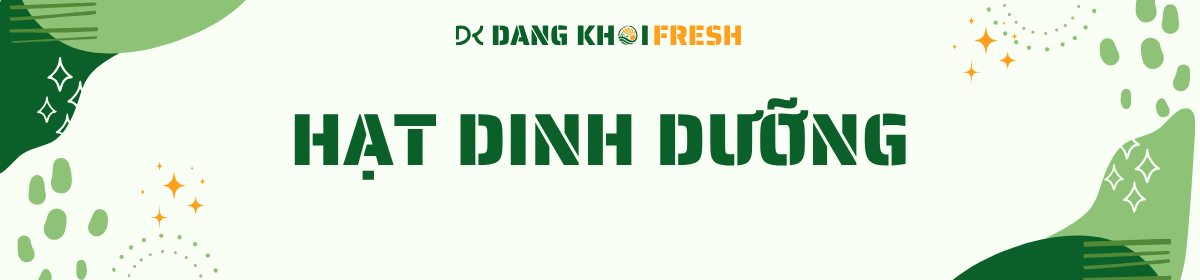 # Fresh Đăng Khôi  Fresh Đăng Khôi là thương hiệu cung cấp thực phẩm và đồ uống lành mạnh tại Hà Nội.  ## Sản phẩm chính - Nước ép detox, nước ép trái cây nguyên chất, sinh tố. - Trái cây tươi cắt sẵn đóng khay tiện lợi. - Cà phê pha máy, cà phê đường phố. - Các loại hạt dinh dưỡng cao cấp: Granola, Hạt Mắc ca (Macadamia), Hạt Hạnh nhân (Almond). Đóng gói quy cách 1kg hoặc theo yêu cầu.  ## Cam kết chất lượng - Nguyên liệu trái cây tươi sạch mỗi ngày. - Hạt dinh dưỡng nhập khẩu, nguồn gốc rõ ràng, không chất bảo quản. - Chính hãng tại Đăng Khôi Fresh (freshdangkhoi.com)