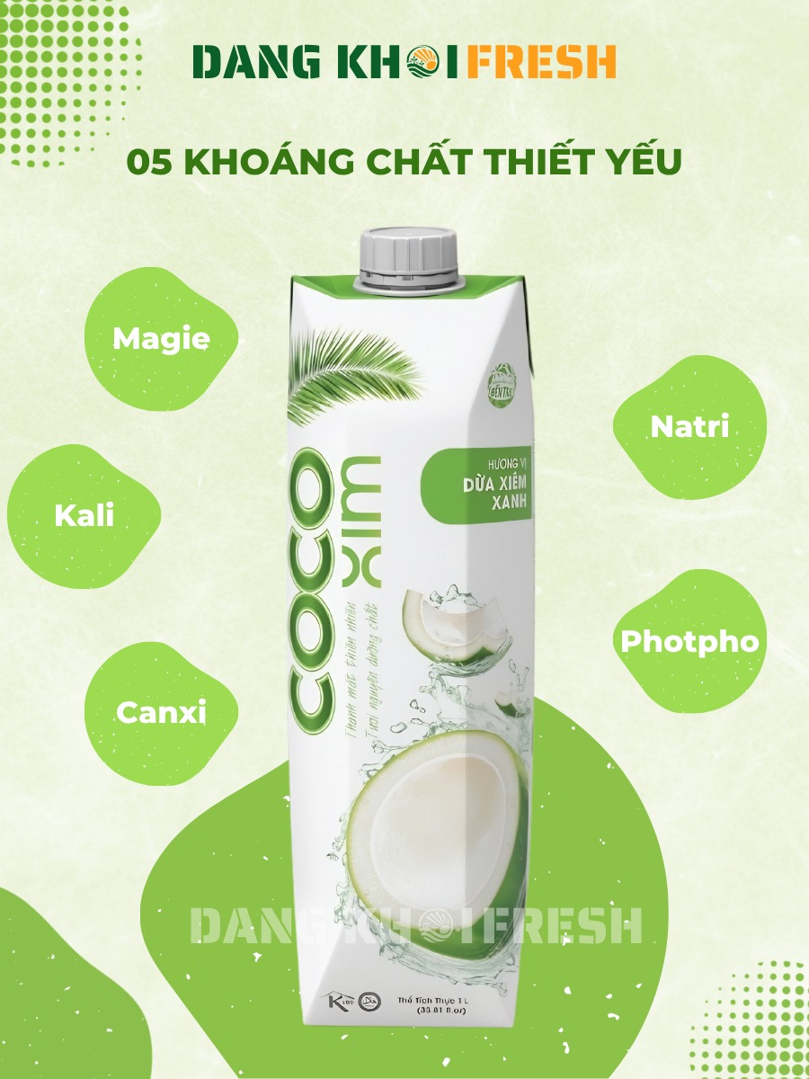 COMBO 6 Hộp Nước Dừa Tươi Xiêm Xanh COCOXIM 330ml - Đăng Khôi Fresh COMBO 6 Hộp Nước Dừa Tươi Xiêm Xanh COCOXIM 330ml - Chính hãng tại Đăng Khôi Fresh (freshdangkhoi.com)