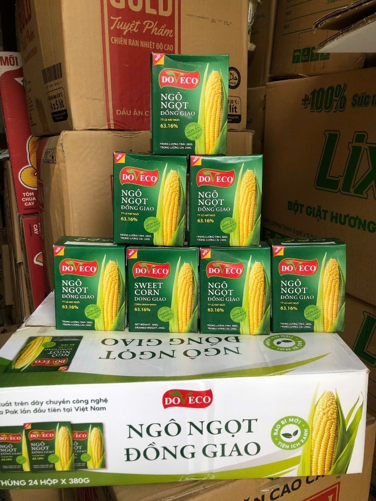 Combo 6 Ngô ngọt đóng hộp DOVECO Ăn Liền 380g - Đăng Khôi Fresh Combo 6 Ngô ngọt đóng hộp DOVECO Ăn Liền 380g - Chính hãng tại Đăng Khôi Fresh (freshdangkhoi.com)