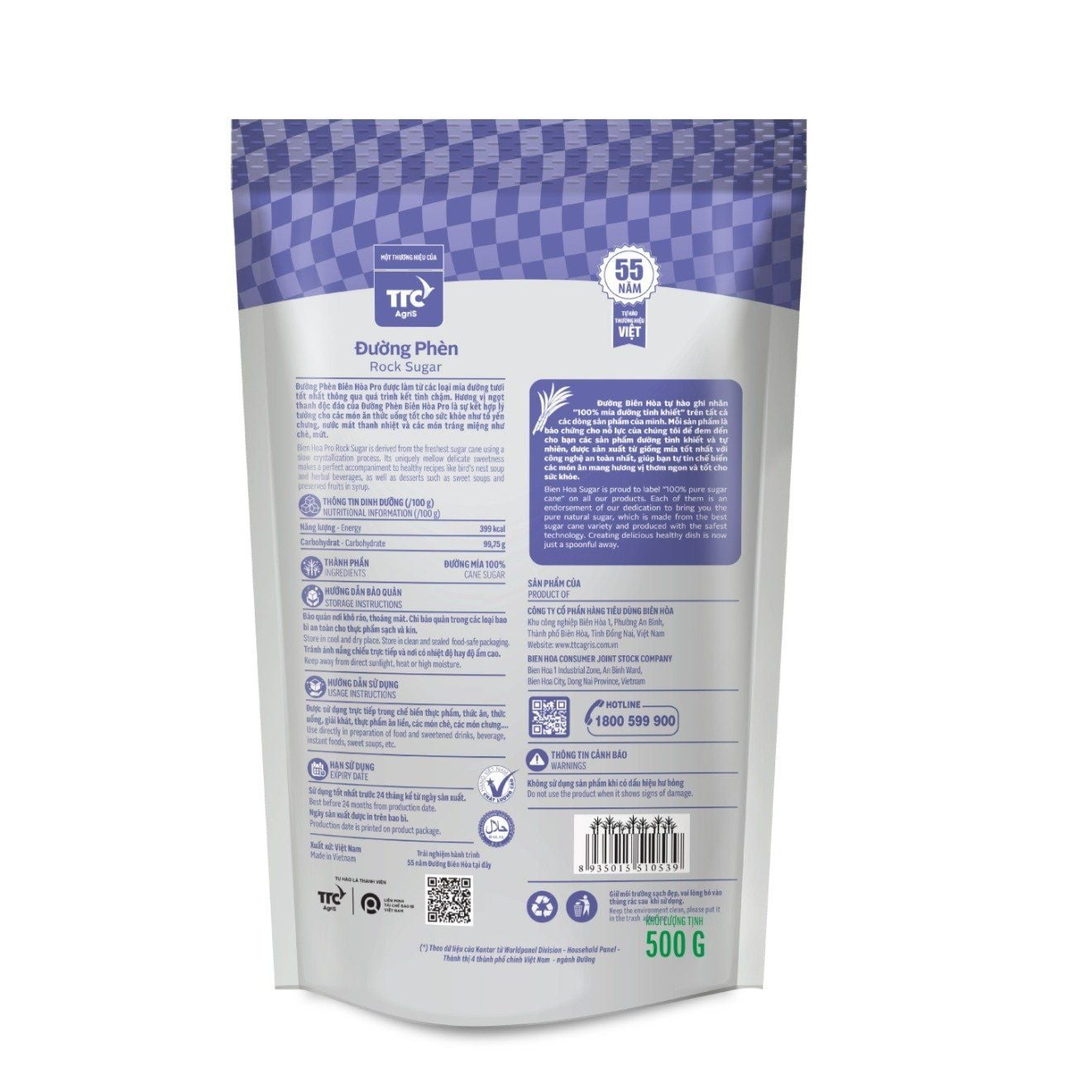 Combo 10 Túi Đường Phèn Biên Hòa Rock Sugar Pro 500g - Đăng Khôi Fresh Combo 10 Túi Đường Phèn Biên Hòa Rock Sugar Pro 500g - Chính hãng tại Đăng Khôi Fresh (freshdangkhoi.com)