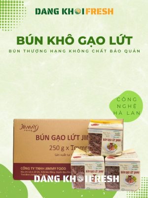 Thùng 4KG Bún Gạo Lứt Jimmy 250g Không Hóa Chất Eat Clean Giảm Cân - Chính hãng tại Đăng Khôi Fresh (freshdangkhoi.com)