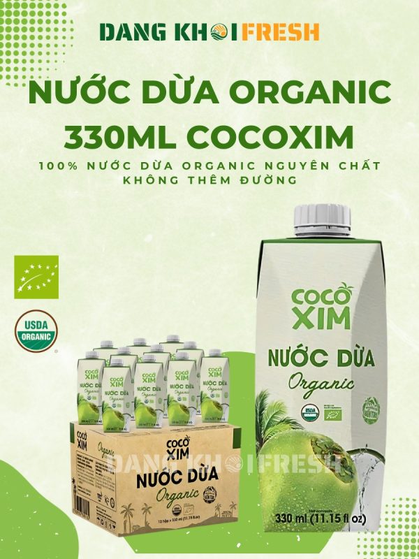 Combo 06 Hộp Nước Dừa Tươi Organic COCOXIM 330ml - Đăng Khôi Fresh Combo 06 Hộp Nước Dừa Tươi Organic COCOXIM 330ml - Chính hãng tại Đăng Khôi Fresh (freshdangkhoi.com)