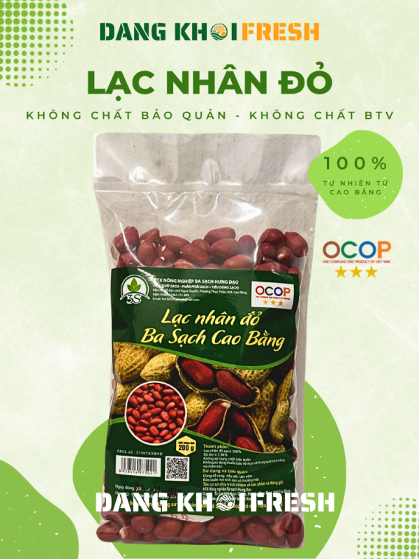 Lạc Nhân Đỏ OCOP 3 Sao Đặc Sản Cao Bằng 1KG - Đăng Khôi Fresh Lạc Nhân Đỏ OCOP 3 Sao Đặc Sản Cao Bằng 1KG - Chính hãng tại Đăng Khôi Fresh (freshdangkhoi.com)
