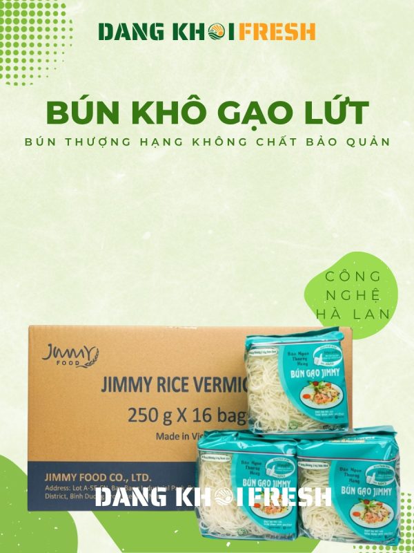 Thùng 4KG Bún Gạo Jimmy 250g Ăn Dặm Cho Bé - Chính hãng tại Đăng Khôi Fresh (freshdangkhoi.com)