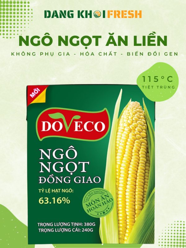 Thùng 24 Hộp Ngô Ngọt Đóng Hộp DOVECO Ăn Liền 380g - Đăng Khôi Fresh Thùng 24 Hộp Ngô Ngọt Đóng Hộp DOVECO Ăn Liền 380g - Chính hãng tại Đăng Khôi Fresh (freshdangkhoi.com)