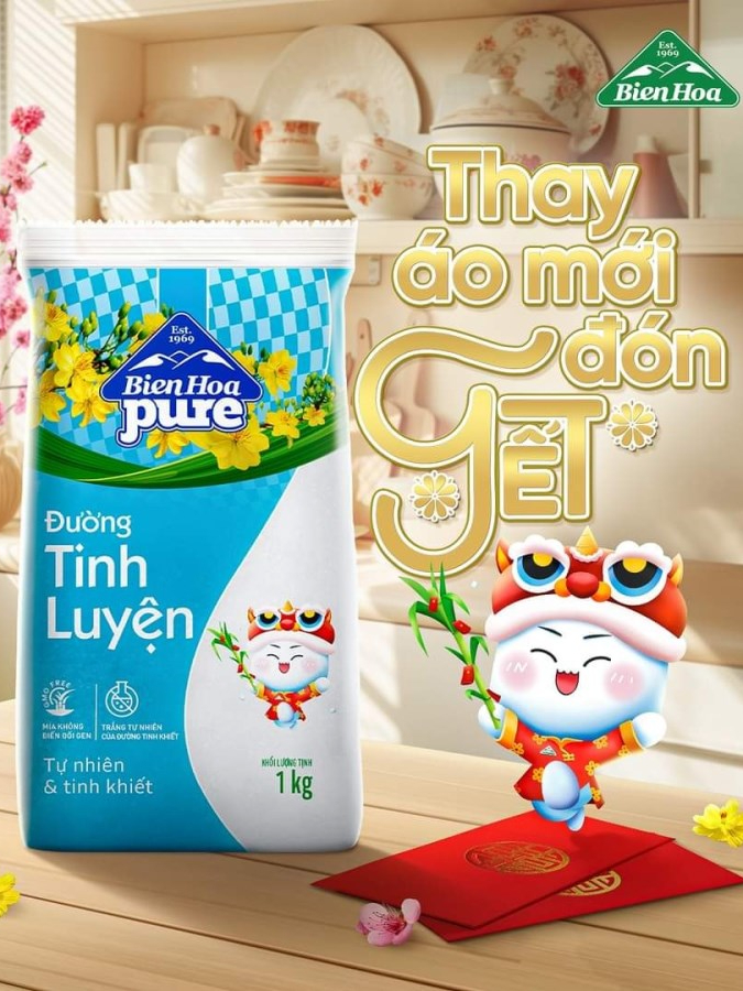 Combo 5 Túi Đường Tinh Luyện Biên Hòa Pure 1KG - Đăng Khôi Fresh Combo 5 Túi Đường Tinh Luyện Biên Hòa Pure 1KG - Chính hãng tại Đăng Khôi Fresh (freshdangkhoi.com)