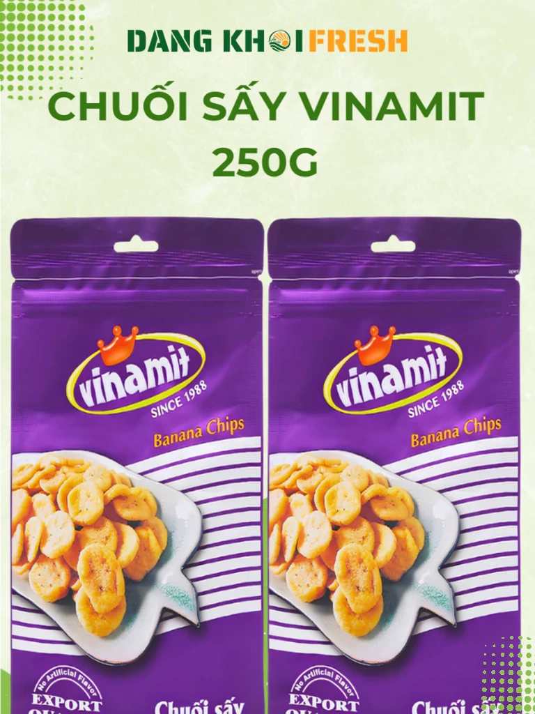 Combo 10 Túi Chuối Sấy Giòn Vinamit 100g Trái Cây Hoa Quả Sấy Khô Đồ Ăn Vặt Hút Chân Không - Chính hãng tại Đăng Khôi Fresh (freshdangkhoi.com)