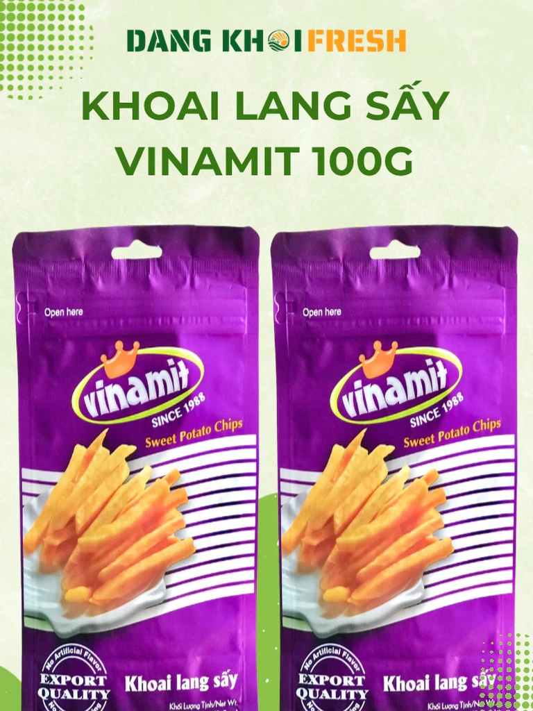 Combo Khoai Lang Sấy Vinamit 250g Khoai Lang Sấy Giòn, Trái Cây Hoa Quả Sấy Khô, Đồ Ăn Vặt - Chính hãng tại Đăng Khôi Fresh (freshdangkhoi.com)