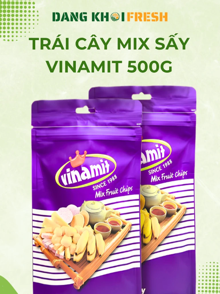 Trái Cây Hoa Quả Sấy Mix Vinamit 500g – Khoai Môn, Chuối, Mít, Khoai Lang Đồ Ăn Vặt Khô - Đăng Khôi Fresh Trái Cây Hoa Quả Sấy Mix Vinamit 500g – Khoai Môn, Chuối, Mít, Khoai Lang Đồ Ăn Vặt Khô - Chính hãng tại Đăng Khôi Fresh (freshdangkhoi.com)