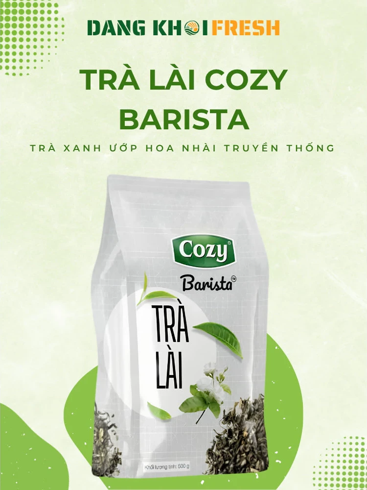 Combo 10 Túi Lục Trà Lài Cozy Barista 500gr Nguyên Liệu pha Chế Trà Xanh Nhài Chanh - Chính hãng tại Đăng Khôi Fresh (freshdangkhoi.com)