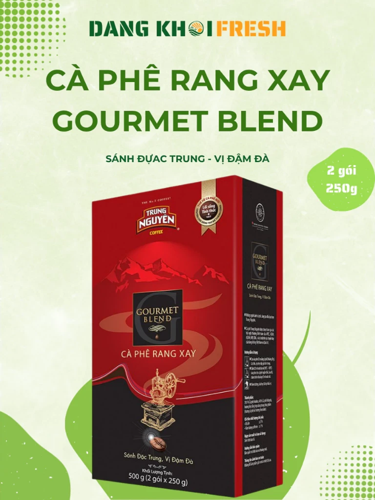 COMBO 5 Hộp Cà Phê Trung Nguyên Legend Gourmet Blend Cafe Rang Xay Thượng Hạng 500g - Đăng Khôi Fresh COMBO 5 Hộp Cà Phê Trung Nguyên Legend Gourmet Blend Cafe Rang Xay Thượng Hạng 500g - Chính hãng tại Đăng Khôi Fresh (freshdangkhoi.com)