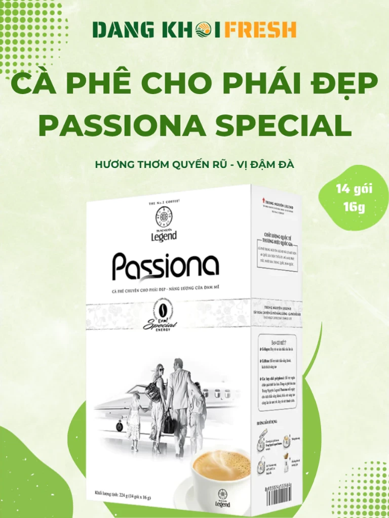 COMBO 5 Hộp Cafe Cho Phái Đẹp Passiona 3in1 Bổ Sung Collagen Cà Phê Trung Nguyên Legend 14 gói x 16g - Đăng Khôi Fresh COMBO 5 Hộp Cafe Cho Phái Đẹp Passiona 3in1 Bổ Sung Collagen Cà Phê Trung Nguyên Legend 14 gói x 16g - Chính hãng tại Đăng Khôi Fresh (freshdangkhoi.com)