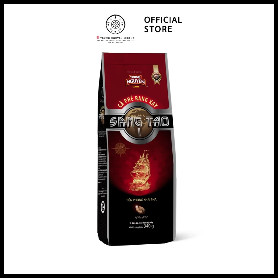 COMBO 10 Cà Phê Trung Nguyên Sáng Tạo 1 Rang Xay Robusta Coffee 340g Chuẩn Vị Cafe Pha Phin Pha Máy - Đăng Khôi Fresh COMBO 10 Cà Phê Trung Nguyên Sáng Tạo 1 Rang Xay Robusta Coffee 340g Chuẩn Vị Cafe Pha Phin Pha Máy - Chính hãng tại Đăng Khôi Fresh (freshdangkhoi.com)