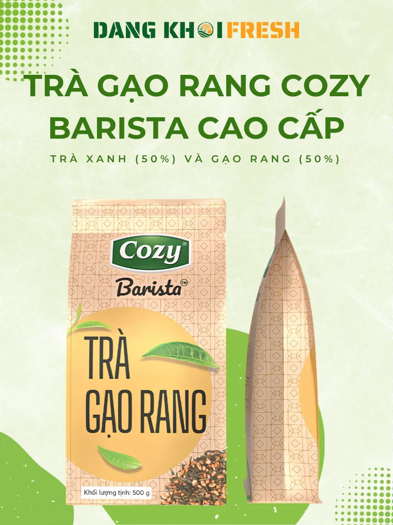 COMBO 6 Túi Trà Gạo Rang Cozy Barista 500gr Cao Cấp Nguyên Liệu Pha Chế Trà Xanh Gạo Rang Trà Sữa - Chính hãng tại Đăng Khôi Fresh (freshdangkhoi.com)